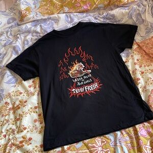 Teddy Fresh Black Graphic T-Shirt
